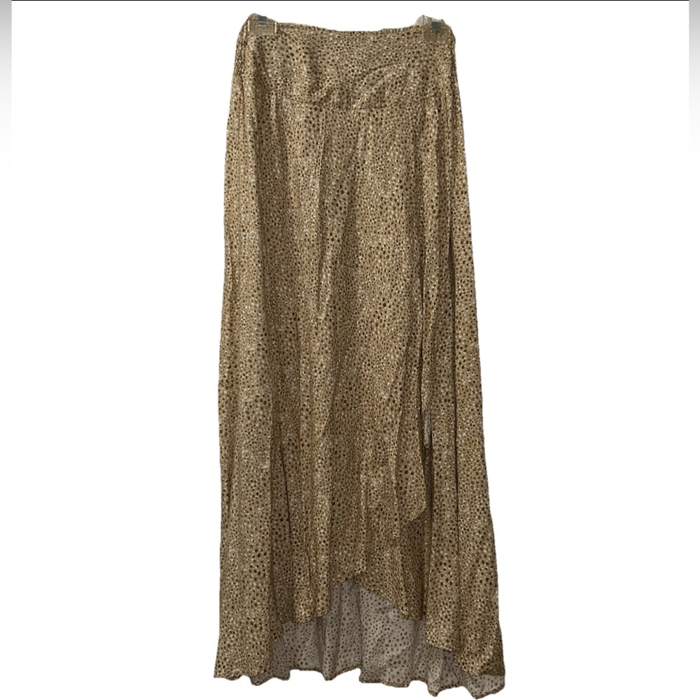 Japna Beige/White Printed Skirt Women’s Small